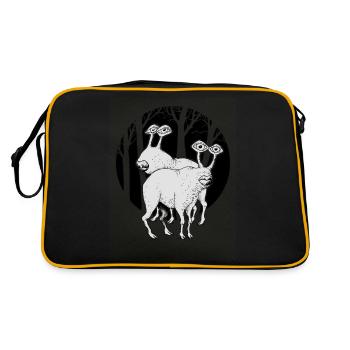 Wood Wild Animals - Sac Retro - noir/or - Dos