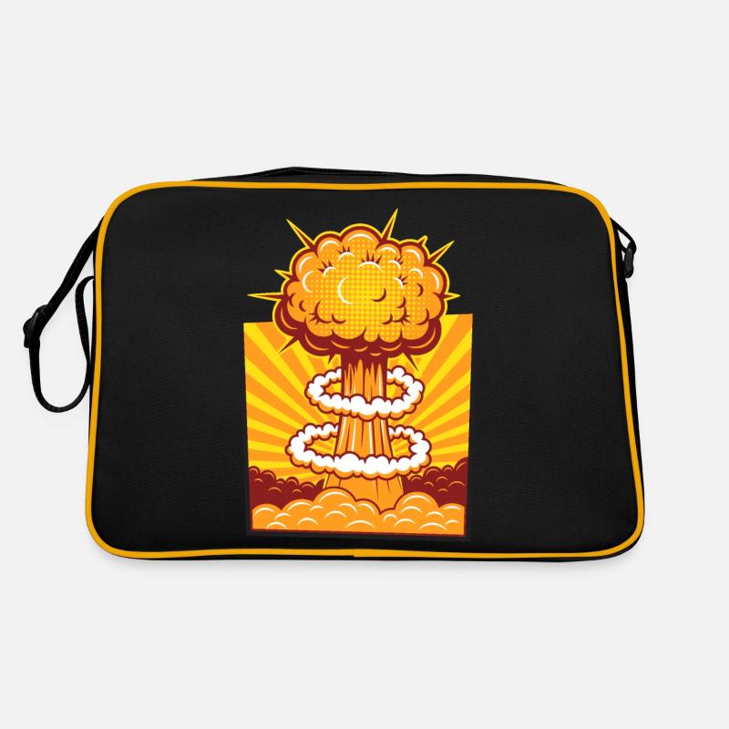 Cartoon Explosion Retro Tasche