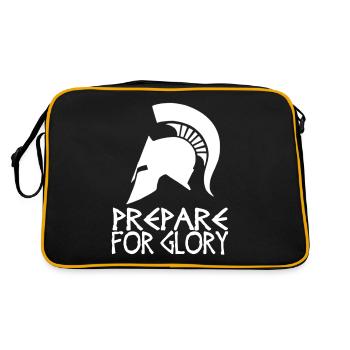 Sparta Prepare For Glory - Retro Bag - black/gold - Back