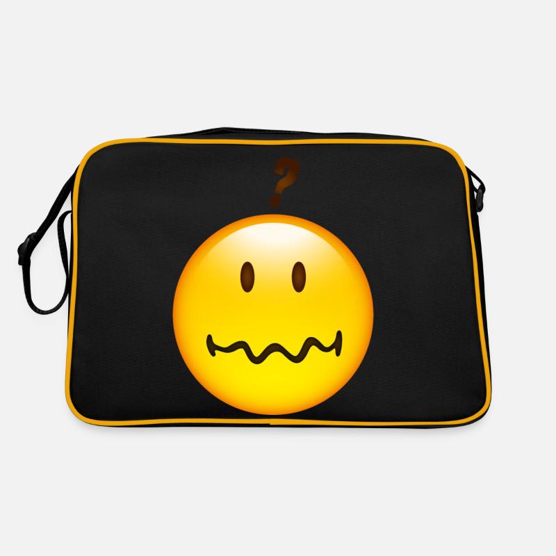 Smiley Question mark Sac Retro