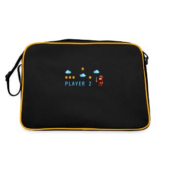 Player 2 | Retrogaming - Retro Bag - black/gold - Back