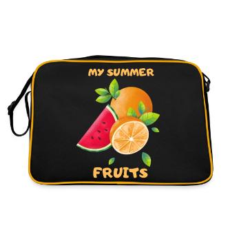 Fruits d'été Mon été - Sac Retro - noir/or - Dos