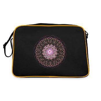 Amour de mandala - Sac Retro - noir/or - Dos