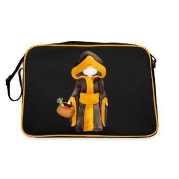 Münchner Kindl avec masque et panier - Sac Retro - noir/or - Dos
