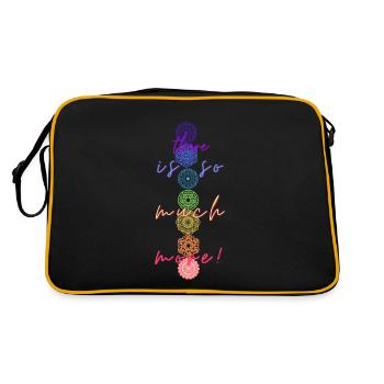Il y a beaucoup plus! - Sac Retro - noir/or - Dos