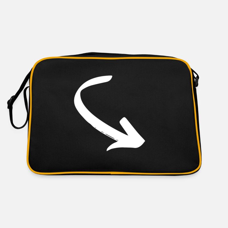 Arrow gift idea sign circle idea bow Retro Bag