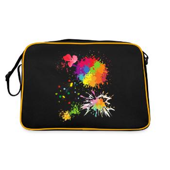 Budding artist - Retro Bag - black/gold - Back