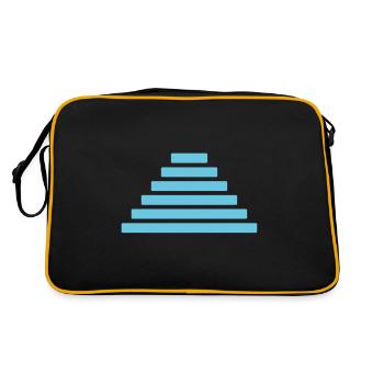 escaliers #2 - Sac Retro - noir/or - Dos