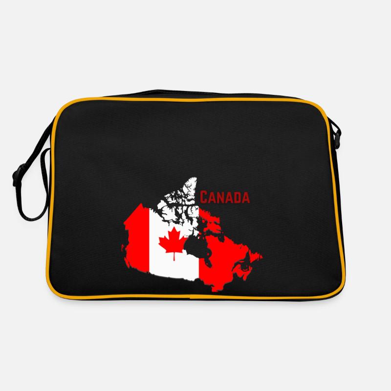 Toronto Canada Canada Drapeau Canada Fan de drapeau canadien Sac Retro