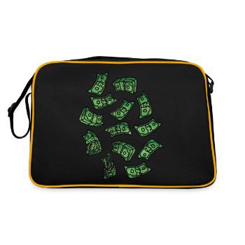 Dollar-2 - Sac Retro - noir/or - Dos