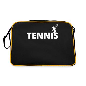 tennis / Tennis / Tennis / Tennis / Tennis jouer - Sac Retro - noir/or - Dos