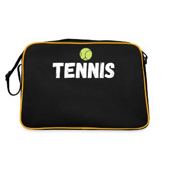 tennis / Tennis / Tennis / Tennis / Tennis jouer - Sac Retro - noir/or - Dos