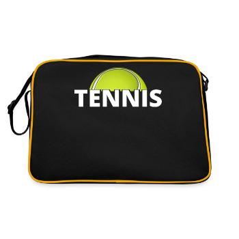 tennis / Tennis / Tennis / Tennis / Tennis jouer - Sac Retro - noir/or - Dos