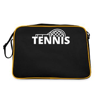 tennis / Tennis / Tennis / Tennis / Tennis jouer - Sac Retro - noir/or - Dos