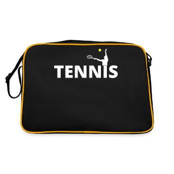 tennis / Tennis / Tennis / Tennis / Tennis jouer - Sac Retro - noir/or - Dos