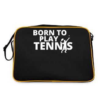 tennis / Tennis / Tennis / Tennis / Tennis jouer - Sac Retro - noir/or - Dos