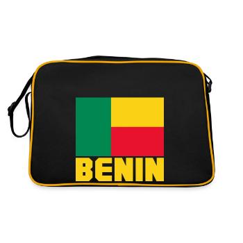 Bénin - Sac Retro - noir/or - Dos