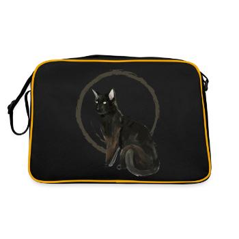 Black Cat Nelson 2 - Retro Bag - black/gold - Back