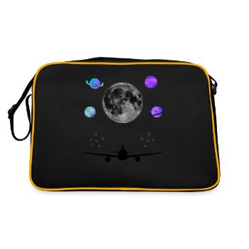 Univers - Sac Retro - noir/or - Dos