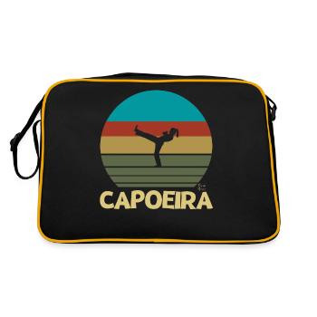 Capoeira Femme | Conception de Capoeira - Sac Retro - noir/or - Dos