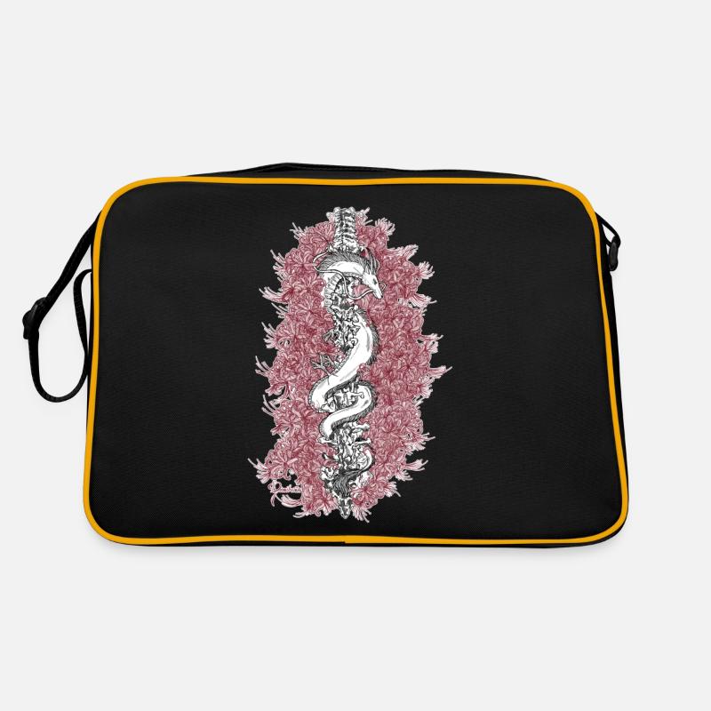 Fleur de dragon Sac Retro