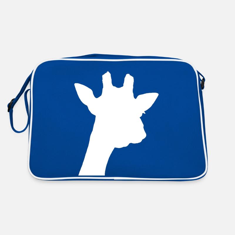 giraffe blanc Sac Retro