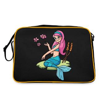 Sirène - Sac Retro - noir/or - Dos