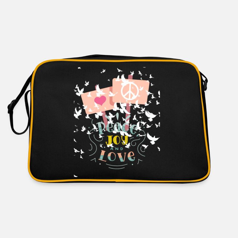 Peace and Love Retro Bag