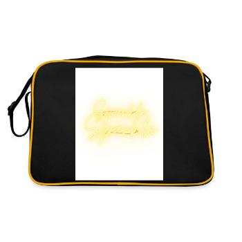 Sparkle Fits - Retro Tasche - Schwarz/Gold - Hinten