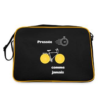 Pressée comme jamais - Sac Retro - noir/or - Dos