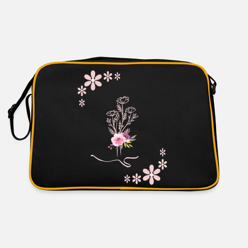 Printanier rose Sac Retro