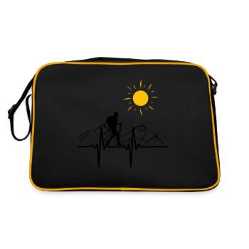 Wander - Retro Bag - black/gold - Back