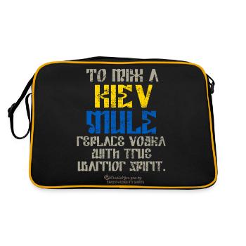 Kiev Mule - Sac Retro - noir/or - Dos