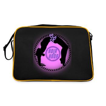Hola hoop - Retro Tasche - Schwarz/Gold - Hinten