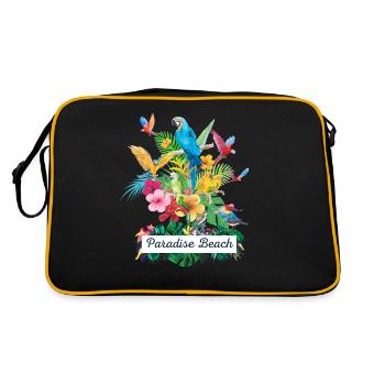 Paradise Beach - Retro Bag - black/gold - Back