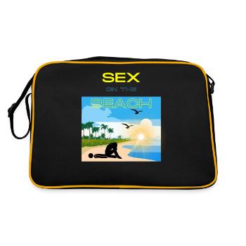 Sexe sur la plage - Sac Retro - noir/or - Dos