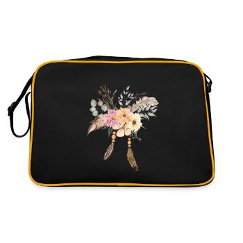 Bouquet Bohème - Sac Retro - noir/or - Dos