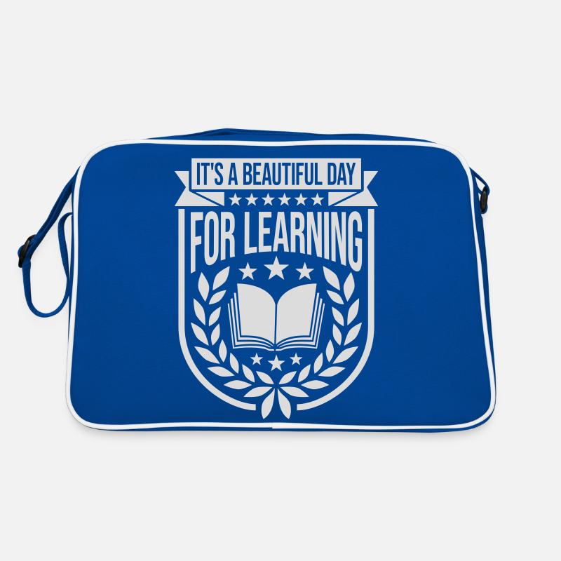 beautiful day for learning Retro Tasche