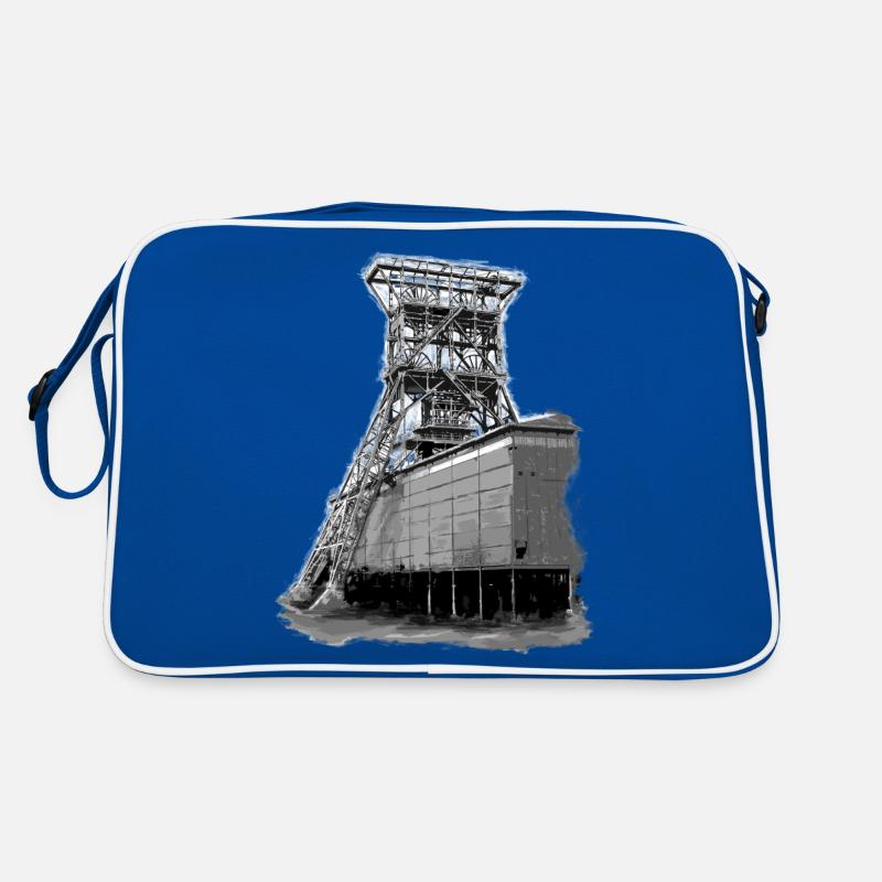 Puits de consolidation de la mine de Gelsenkirchen 9 Sac Retro