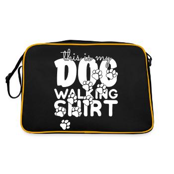 Chemise pour chien - Sac Retro - noir/or - Dos
