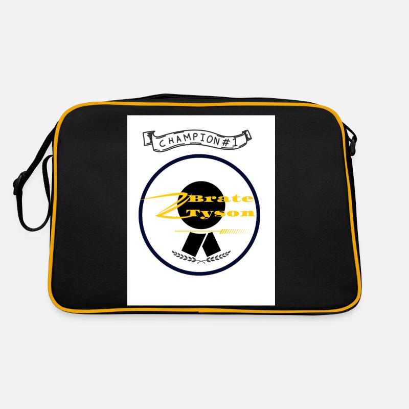 Brate Tyson - Retro Tasche - Schwarz/Gold