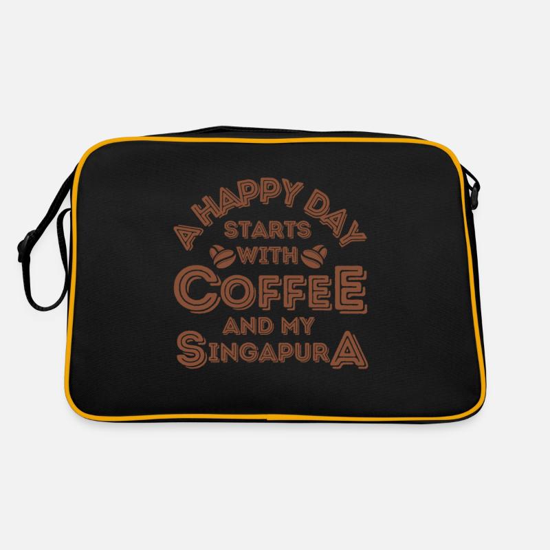 Singapura Cat Café Café Sac Retro