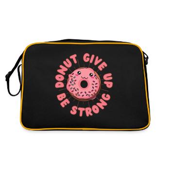 Donut abandonne Donut kawaii - Sac Retro - noir/or - Dos