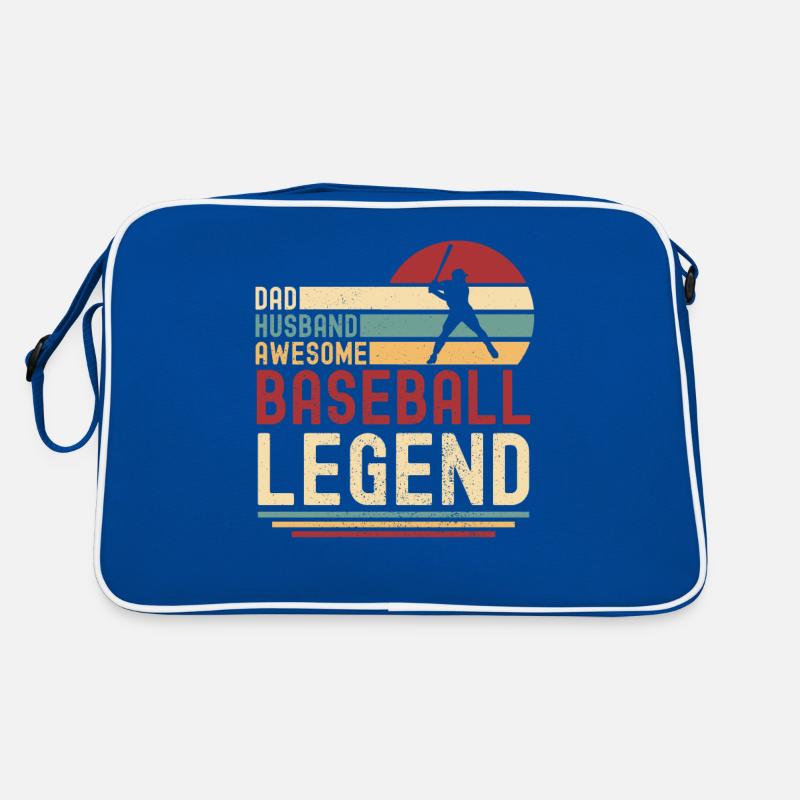 Papa Husband Baseball Legend retro vintage Retro Bag