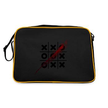 Tic Tac Toe - Retro Bag - black/gold - Back
