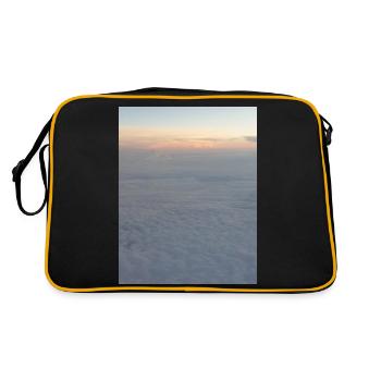 Himmel - Retro Tasche - Schwarz/Gold - Hinten