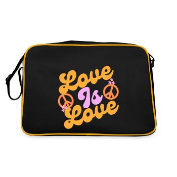 L’amour est l’amour - Sac Retro - noir/or - Dos