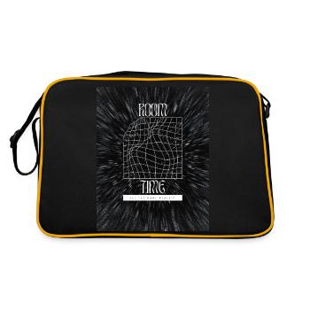 Space and time - Retro Bag - black/gold - Back