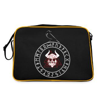 Odin - Retro Bag - black/gold - Back