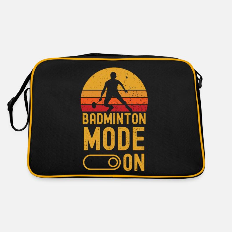 Mode badminton sur rétro vintage Sac Retro